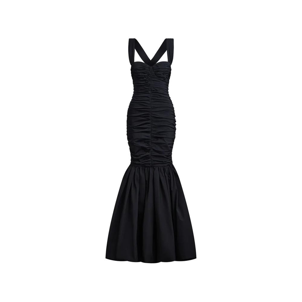 Pavlova ruched taffeta dress 1