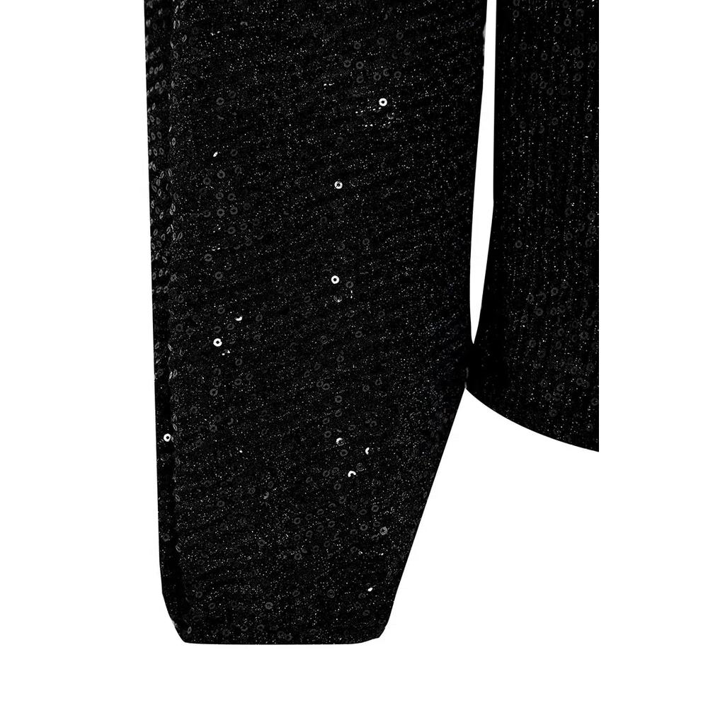Комбинезон с V-образным вырезом и пайетками 4