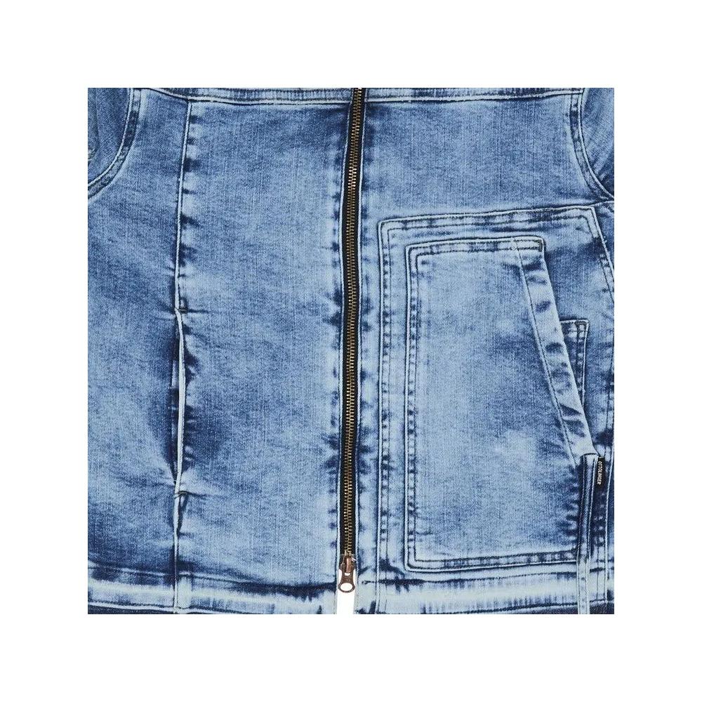 Верхняя одежда Ottolinger Drape Collar Denim Jacket 'Blue Wash' 3