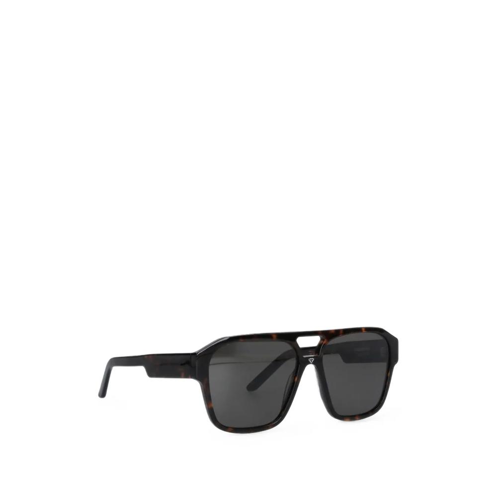 Doppioponte Havana pilot-frame sunglasses 2