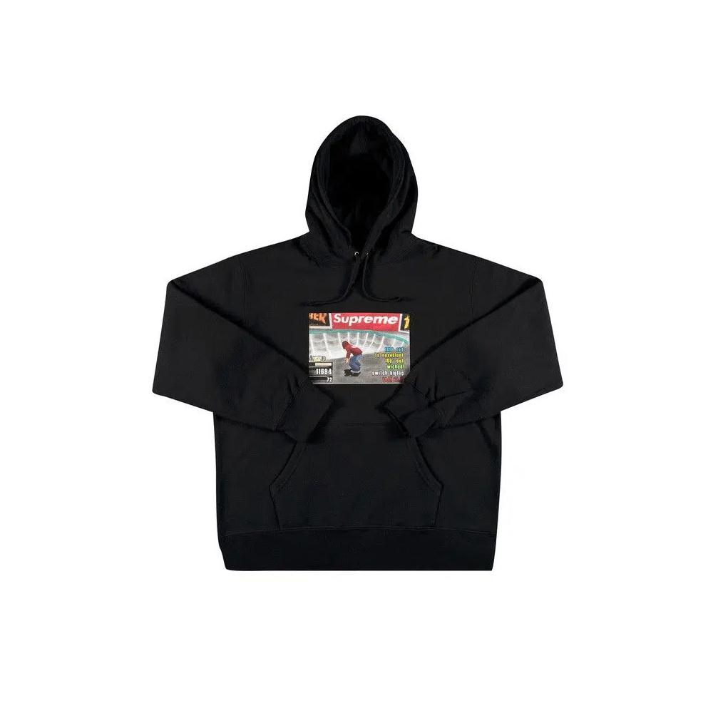 Худи Supreme x Thrasher Hooded Sweatshirt 'Black' 1