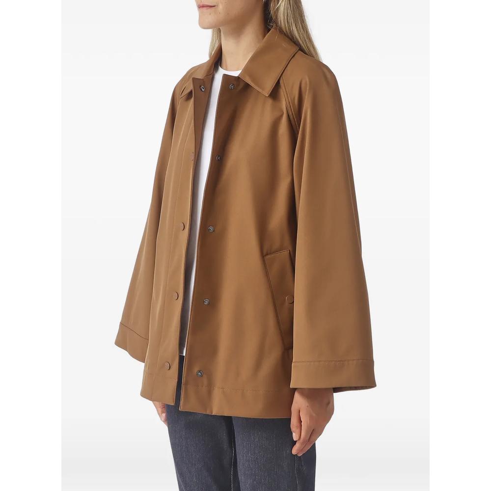 Pepli wide-sleeve press-stud coat 3