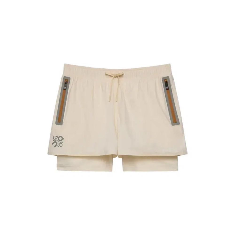 ON x Loewe Performance Shorts 'Слоновая кость' 1