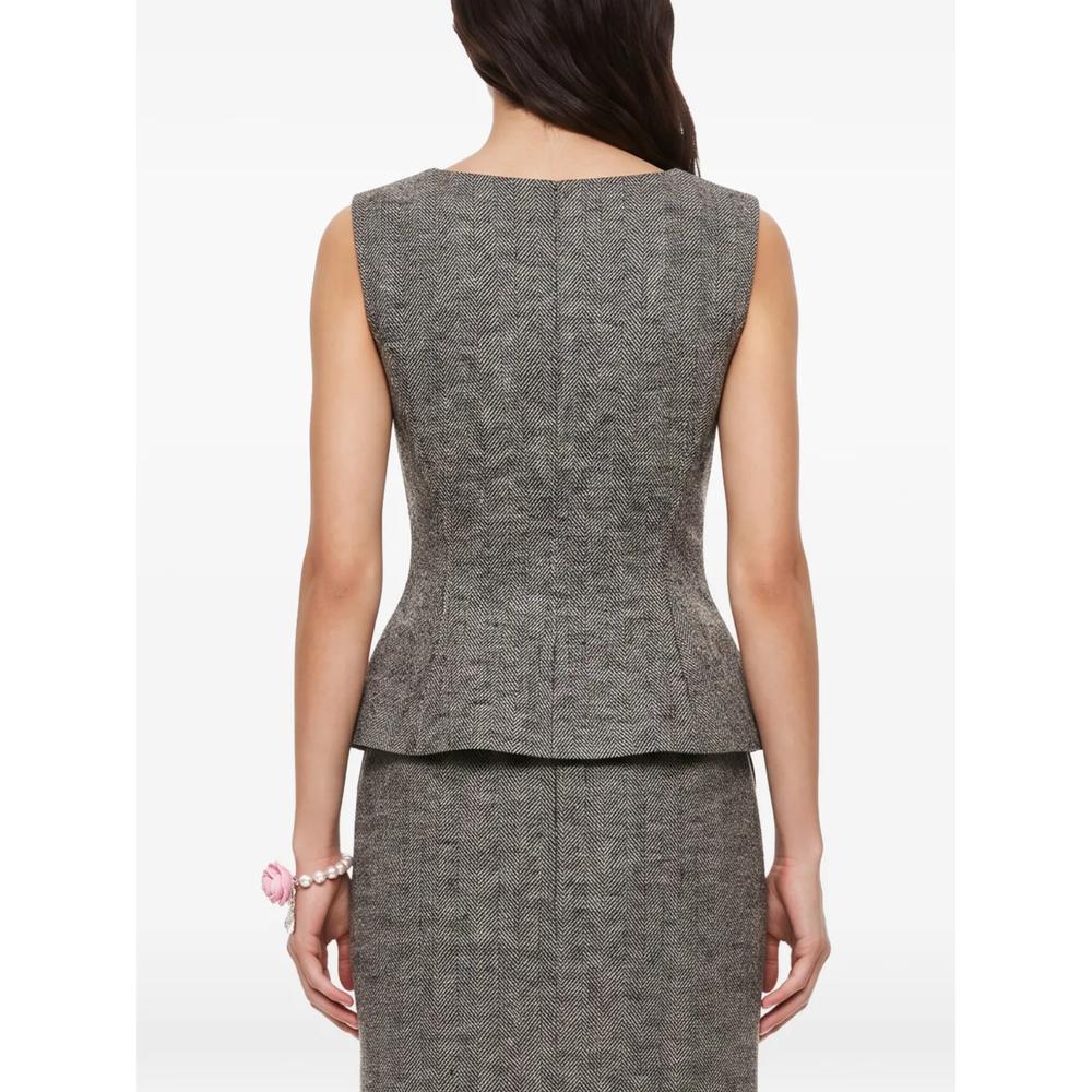 herringbone peplum jacket 4