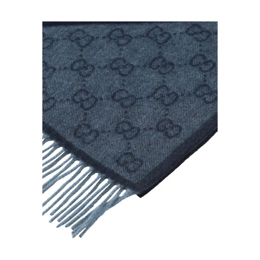 Шарфы Gucci Nikky Wool Scarf 'Midnight Blue' 3