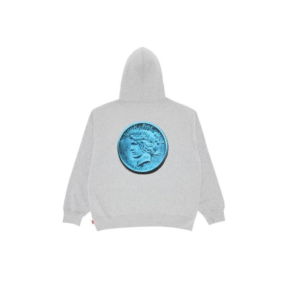 Худи Supreme Anarchy Hooded Sweatshirt 'Heather Grey' 2