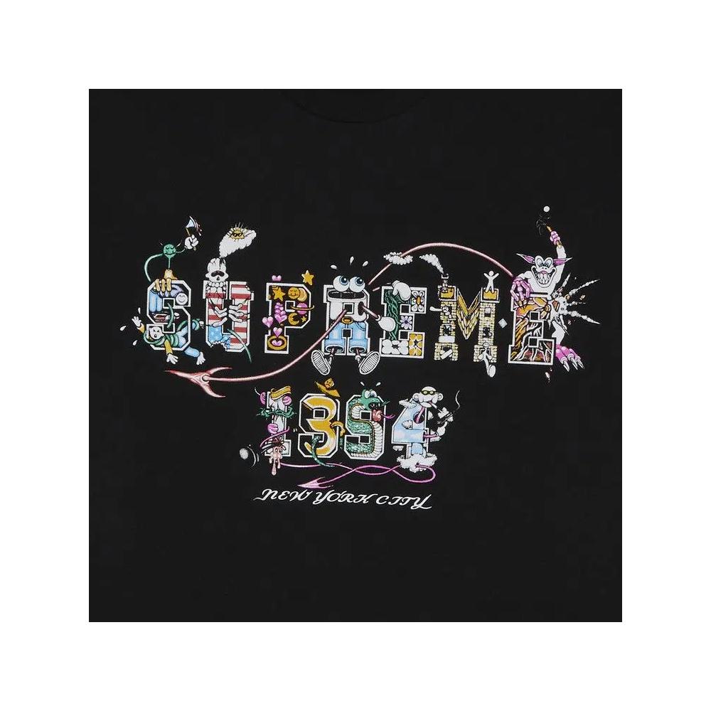 Футболки Supreme Varsity Tee 'Black' 2