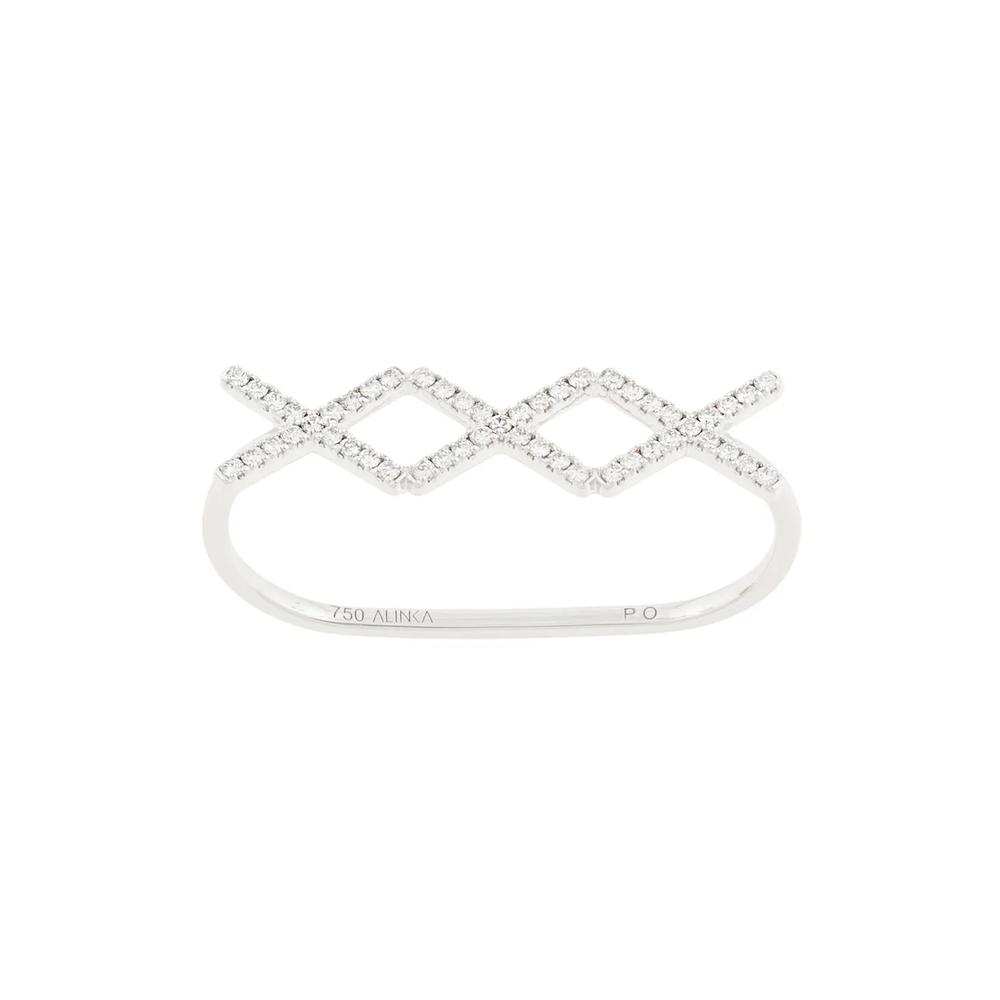 18kt white gold KATIA TRIO diamond ring 1