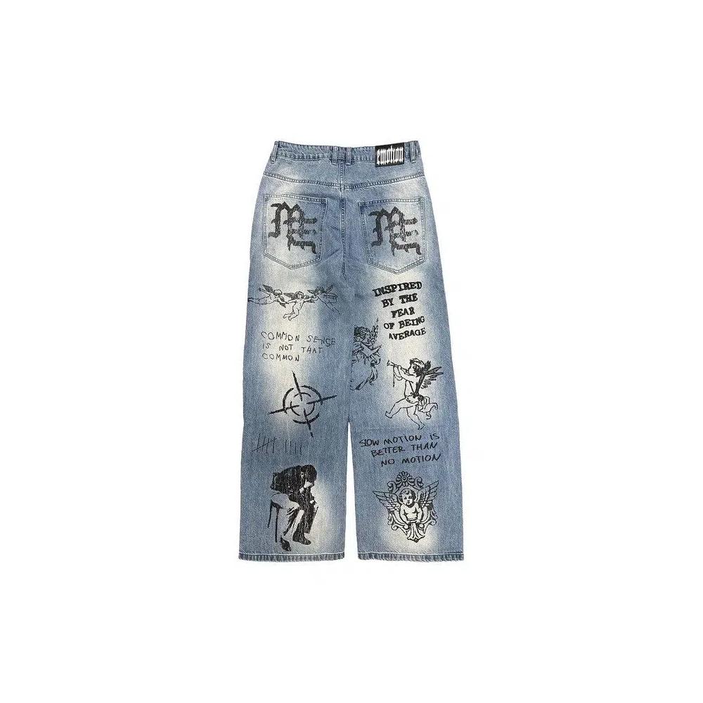 Джинсы Mixed Emotion Canvas Denim 'Blue' 2