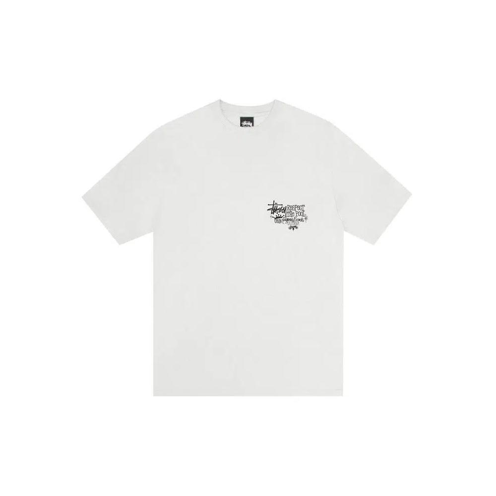 Топы Stussy Respect The Pool Tee Pigment Dyed 'Natural' 1