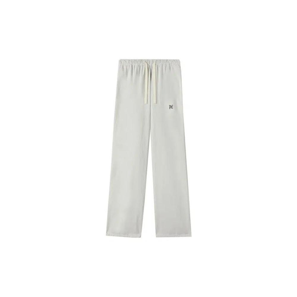 Брюки Palm Angels Monogram Travel 'Light Grey' 1