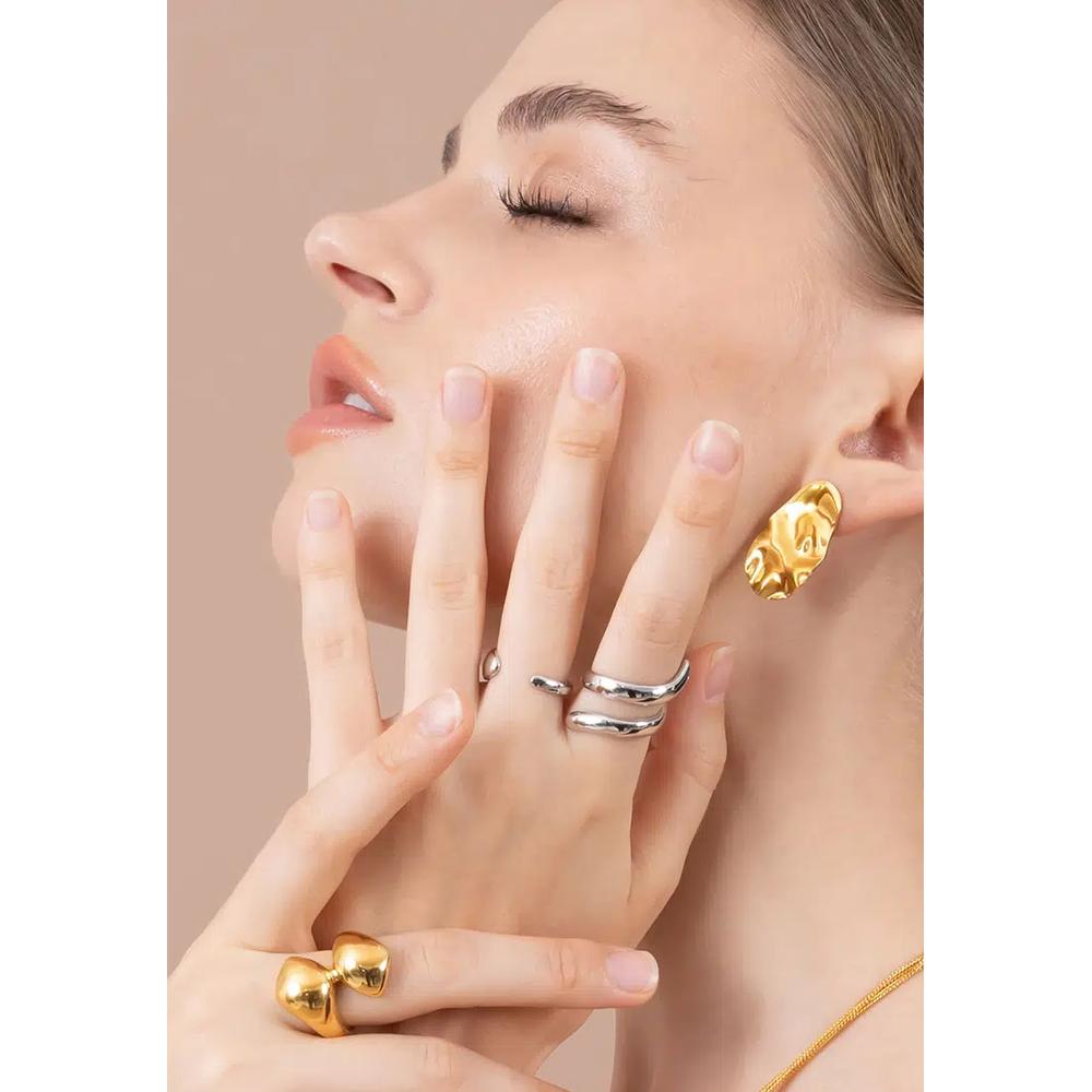 Кольцо-бандаж Orphic Double Wrapped из белого золота 5