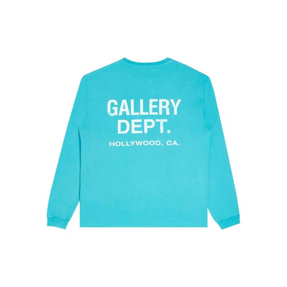 Футболки Gallery Dept. Souvenir Long-Sleeve 'Teal' 2
