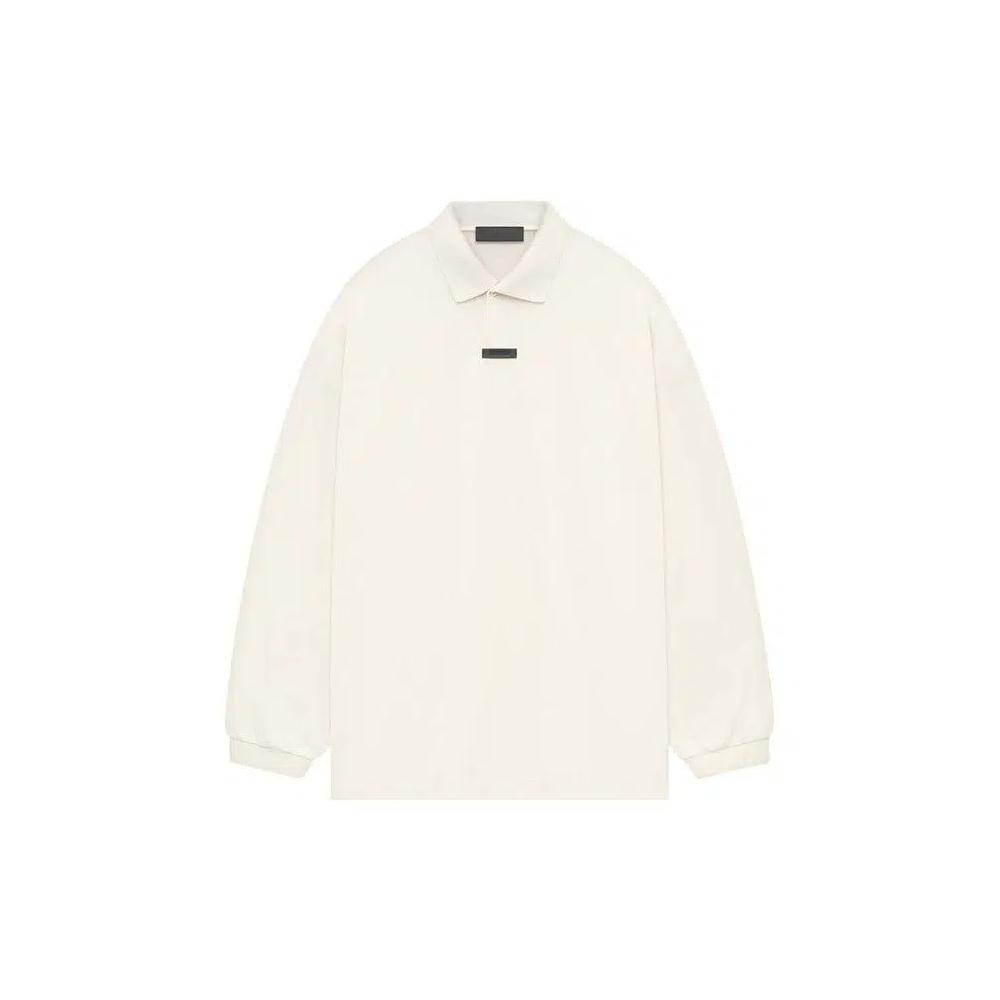 Поло Fear of God Essentials Pique Long-Sleeve Polo 'Shell' 1