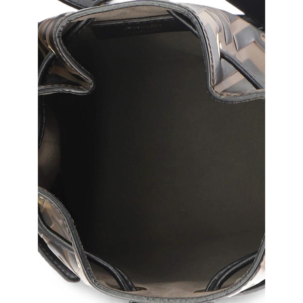 Mon Tresor Zucca Embossed Leather Mini bucket bag 5