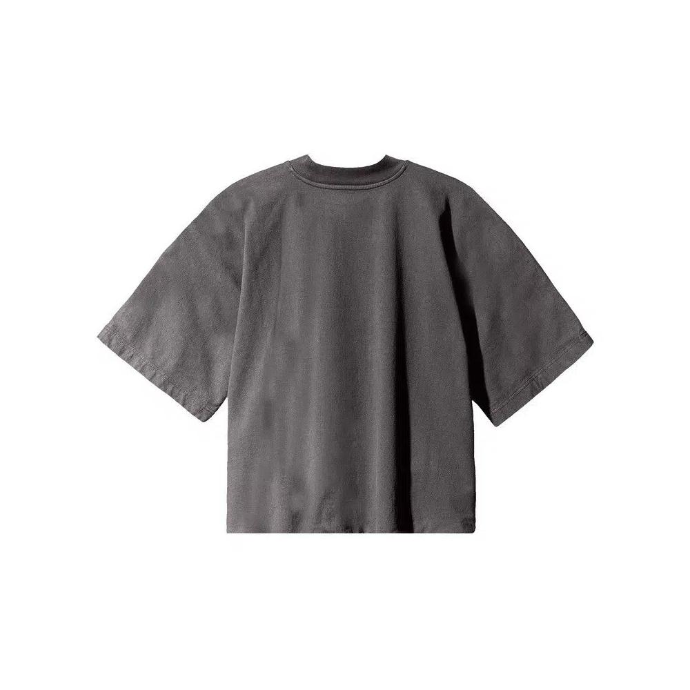 Футболки Yeezy Gap Engineered by Balenciaga Logo No Seam Tee 'Dark Grey' 2