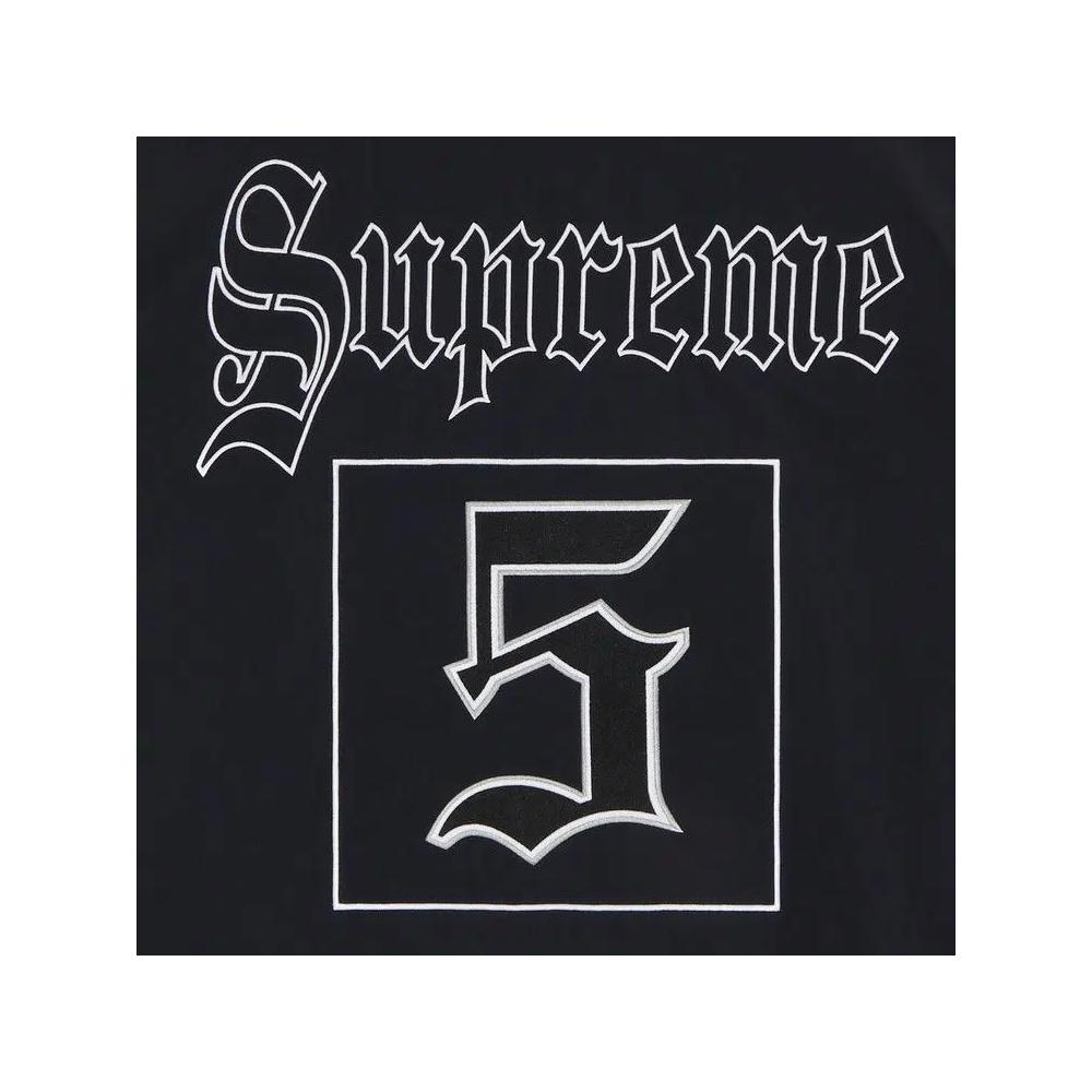 Трековые куртки Supreme Old English Track Jacket «Black» 3
