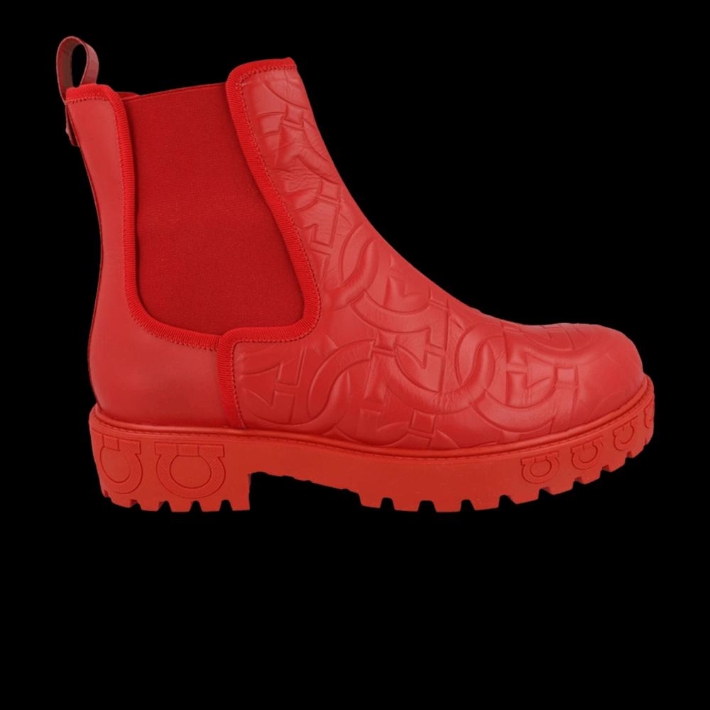 Кроссовки женские Ferragamo Varsi Chelsea Boot 'Красный' 1
