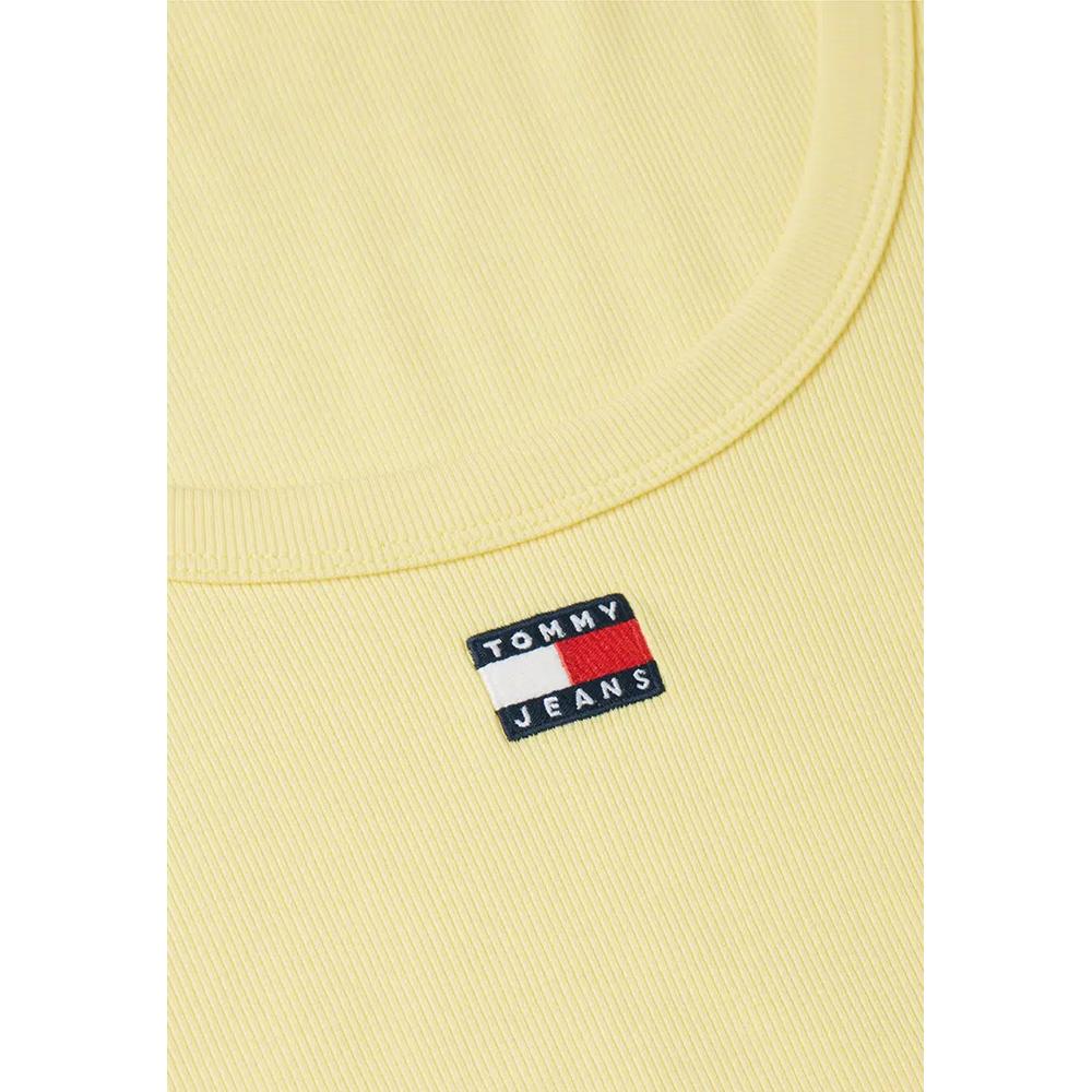 Футболка с логотипом, вырезом-лодочкой и slim-посадкой - Tommy Jeans 6