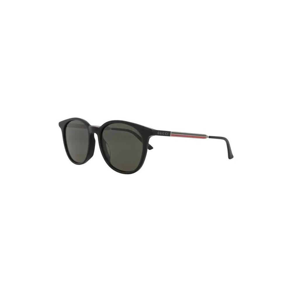 Солнцезащитные очки Gucci Round-Frame Acetate 'Black/Ruthenium/Grey' 3