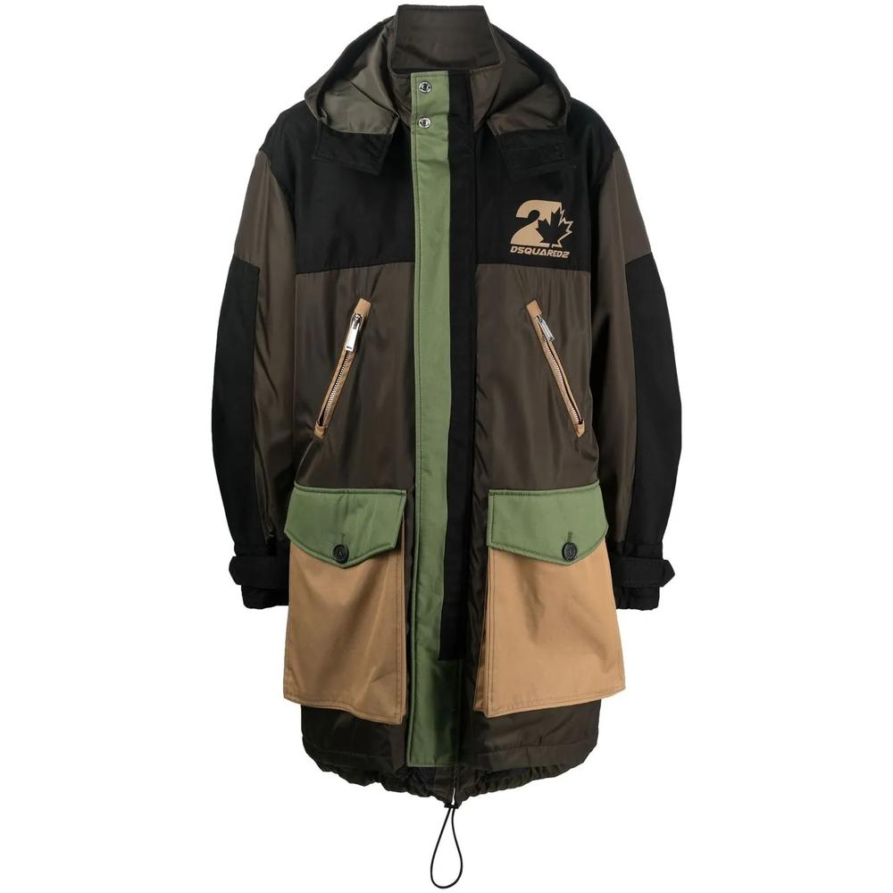 flap-pocket hooded parka 1