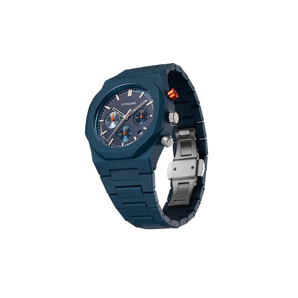 Neptune Blue Polychrono Браслет-часы, 40.5 мм 3