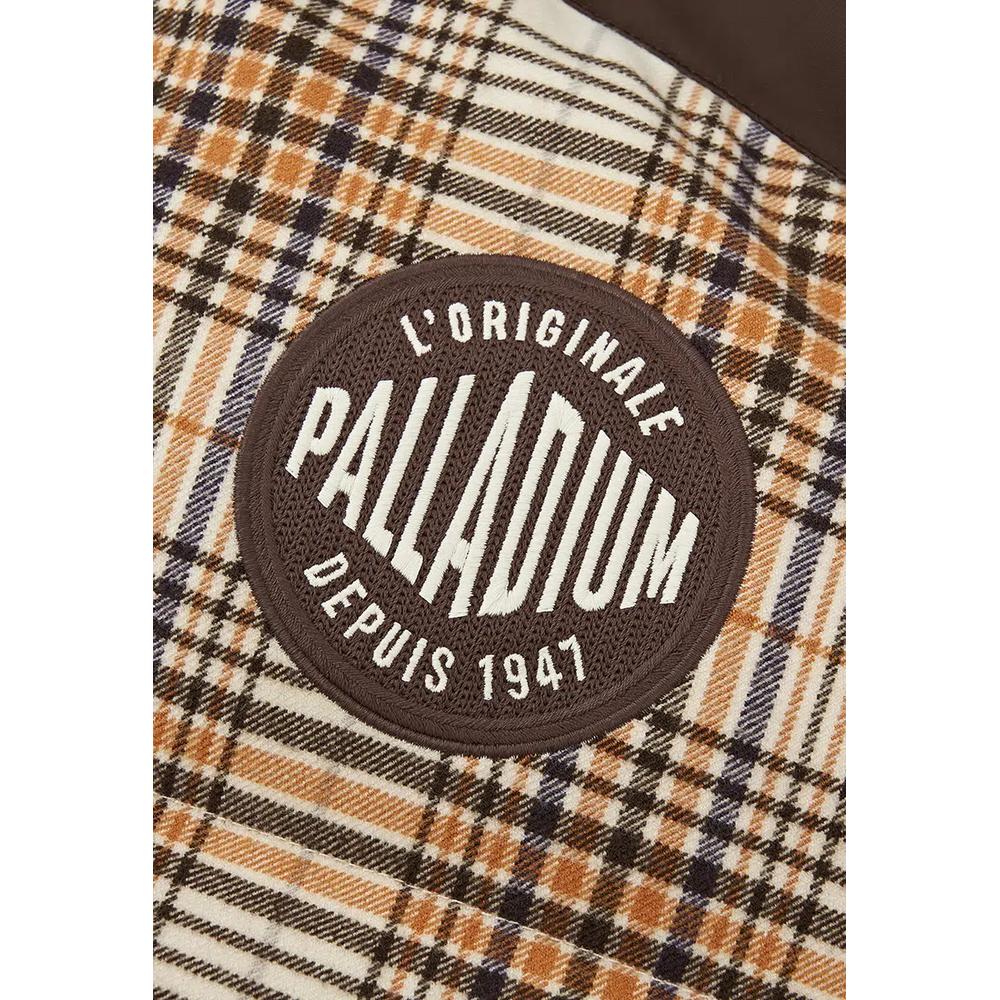МУЖСКАЯ ПУХОВАЯ КУРТКА PALLADIUM С ЛОГОТИПОМ В КЛЕТКУ 7