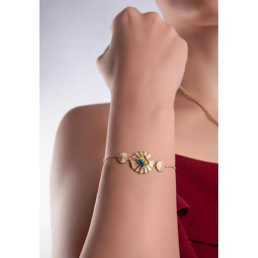 Amour Fleur 18K Золотой браслет 036 3