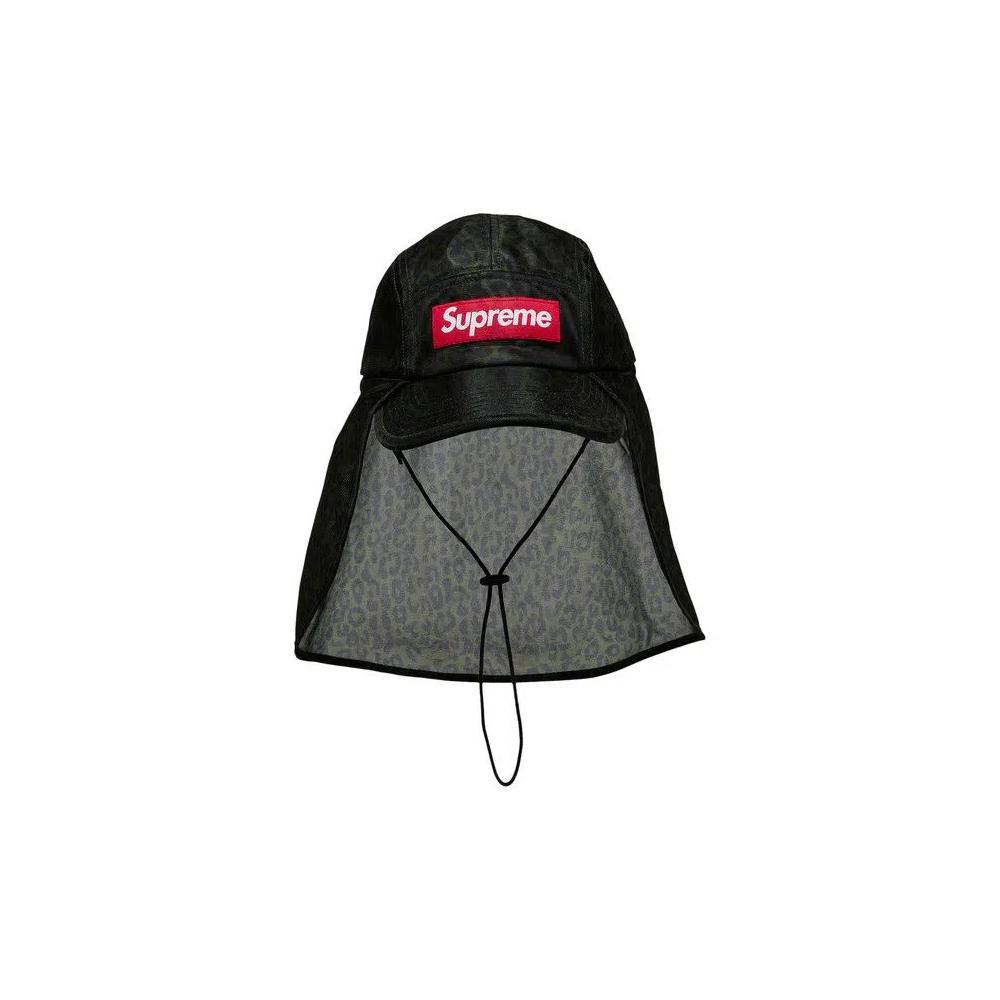Кепки Supreme Mesh Sunshield Camp Cap «Leopard» 1