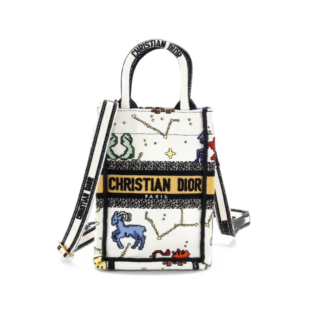 Сумка-тоут Book Phone Bag Pixel Zodiac с вышивкой 1