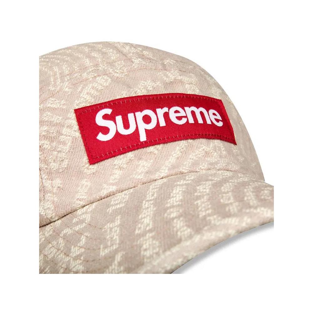 Кепки Supreme Circles Jacquard Denim Camp Cap 'Brown' 3