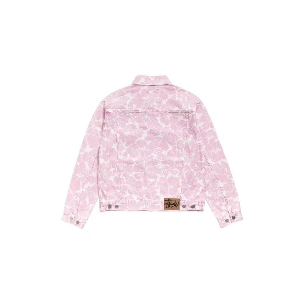 Джинсовые куртки Stussy Denim Trucker Jacket 'Pink Hawaiian' 2