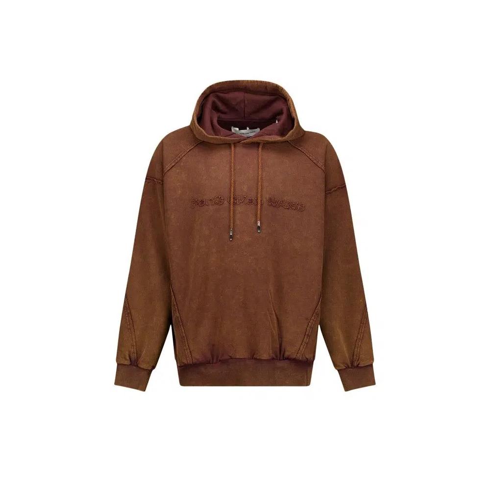 Худи Feng Chen Wang Washed Hoodie 'Brown' 1
