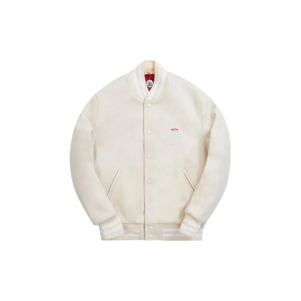 Бомберы Kith x Coca-Cola x Golden Bear Varsity Bomber 'Натуральный' 1