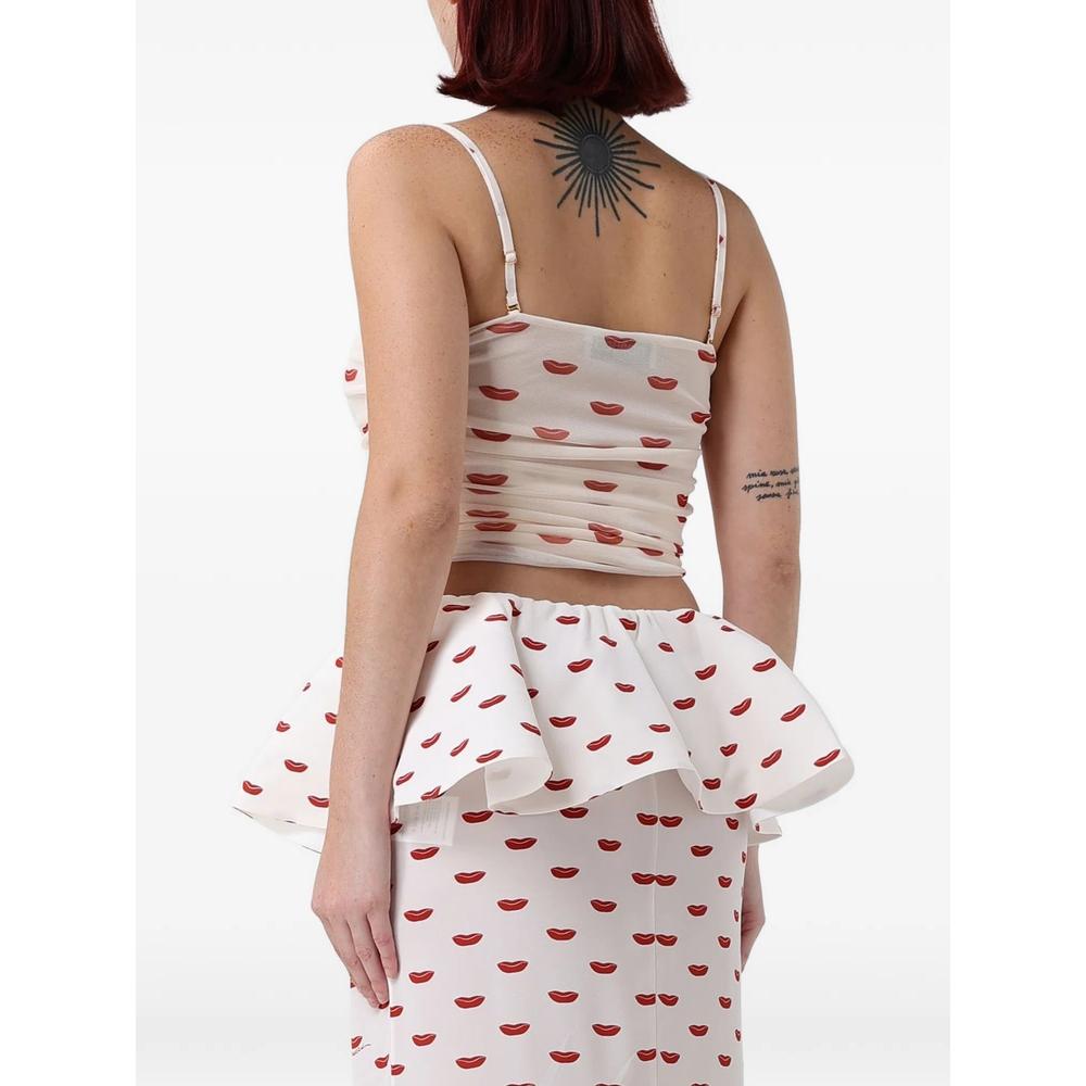 lips-print bandeau top 3