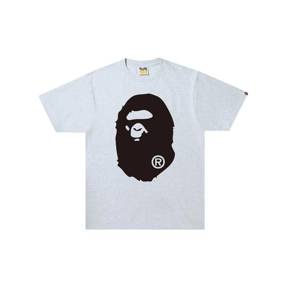 Футболки BAPE Bicolor Big Ape Head Tee 'Grey' 1