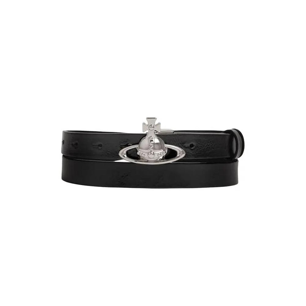 Ремни Vivienne Westwood Small Orb Buckle Belt 'Black' 1