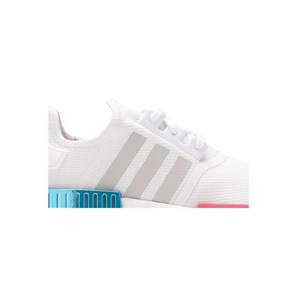 Кроссовки Adidas Wmns NMD_R1 'White Grey Blue Rose' 2