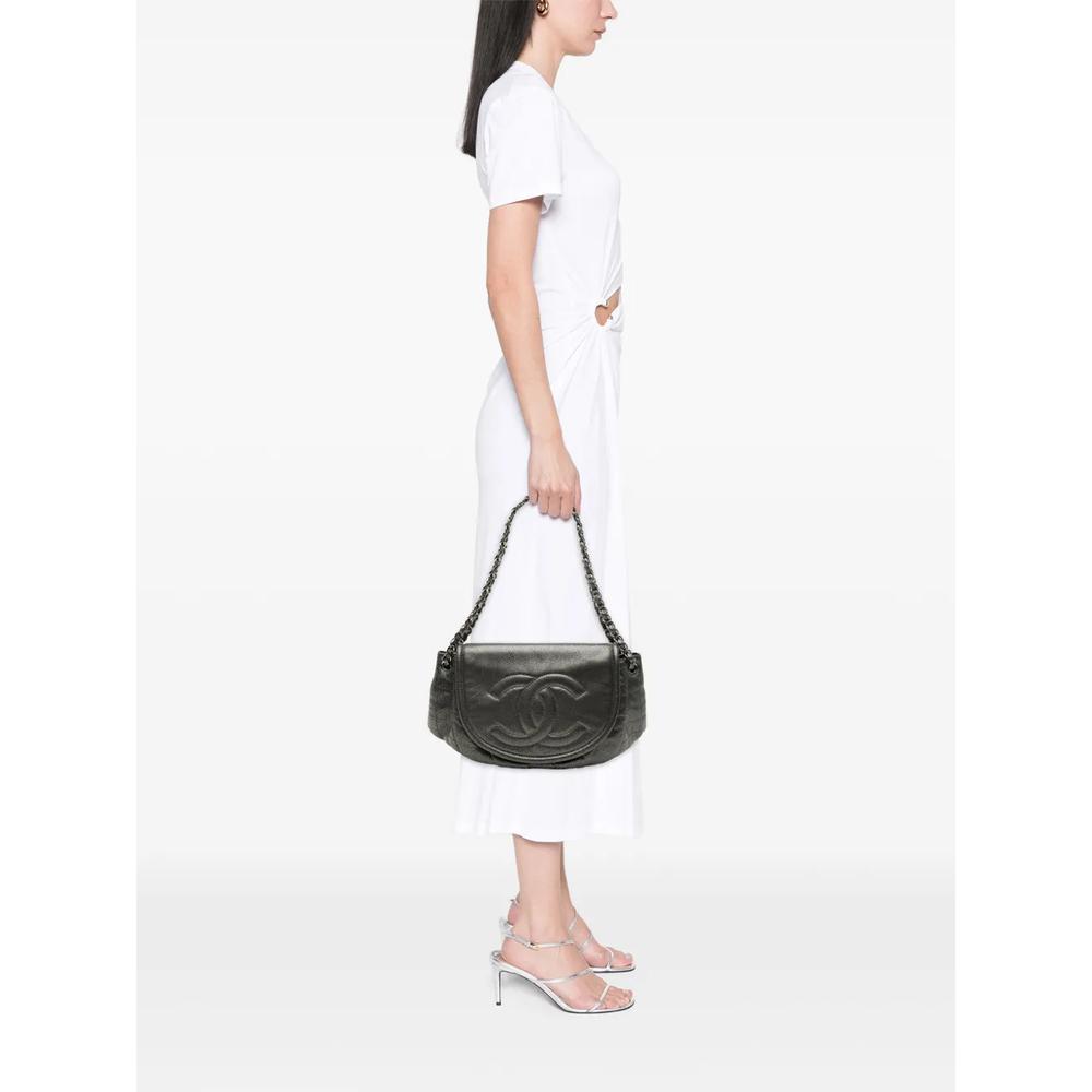 Большая сумка на плечо Metallic Caviar Half Moon Flap (2010-2011 годы) 2