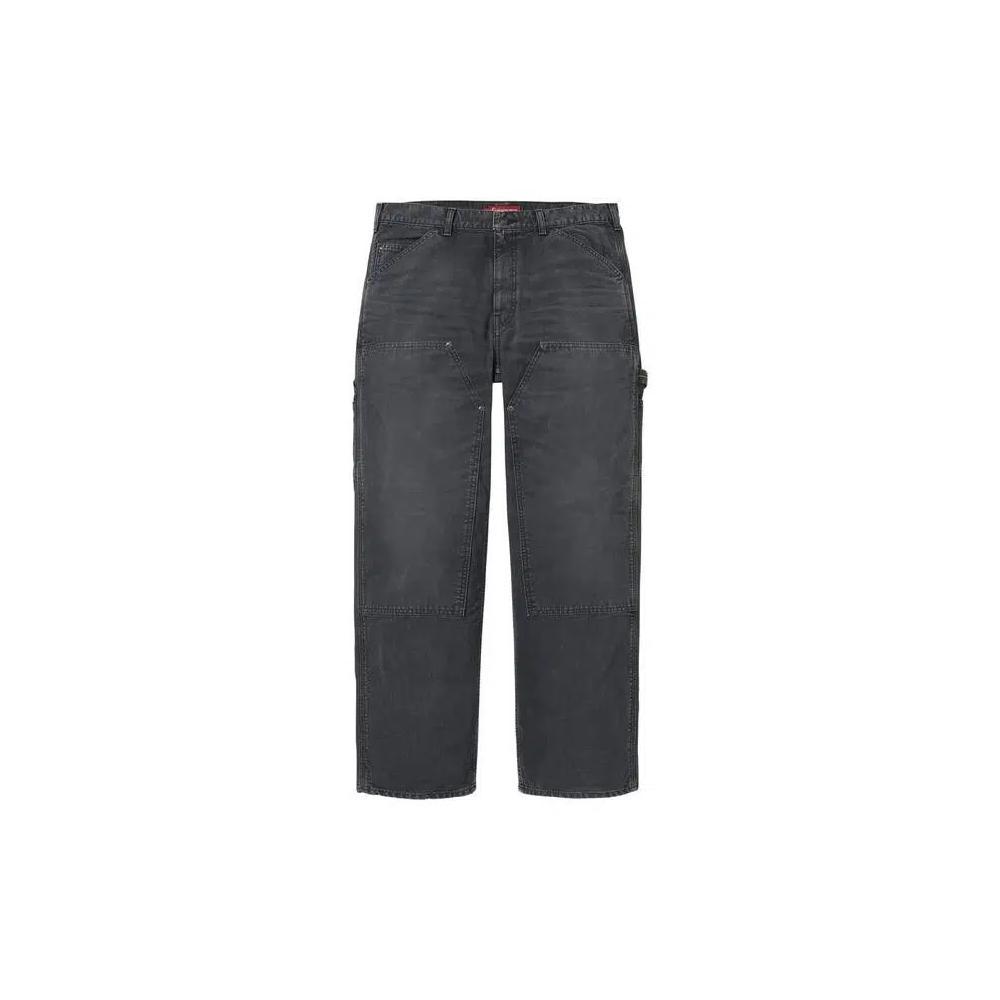 Брюки Supreme Worn Double Knee Painter Pant 'Black' 1