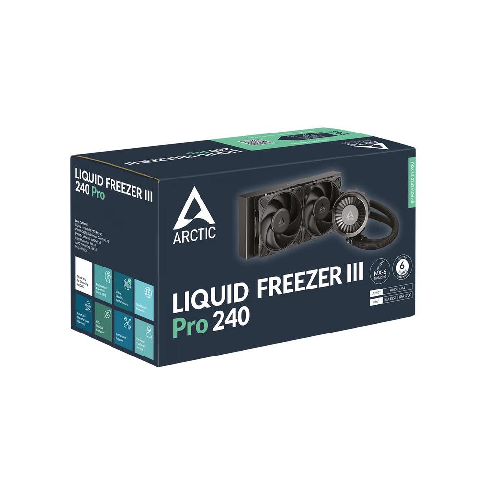 ARCTIC Liquid Freezer III Pro 240, 240 мм, система жидкостного охлаждения 6