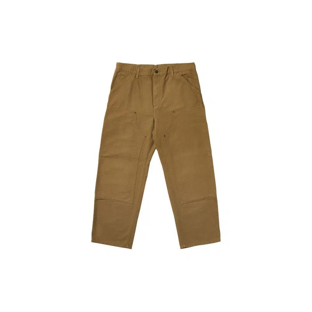 Брюки Carhartt WIP x Palace Double Knee Pant 'Hamilton Brown' 1