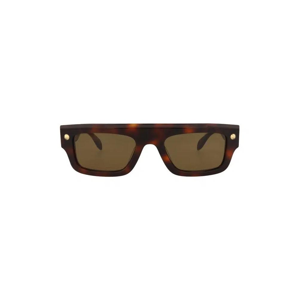 Солнцезащитные очки Alexander McQueen Square 'Havana/Brown' 1