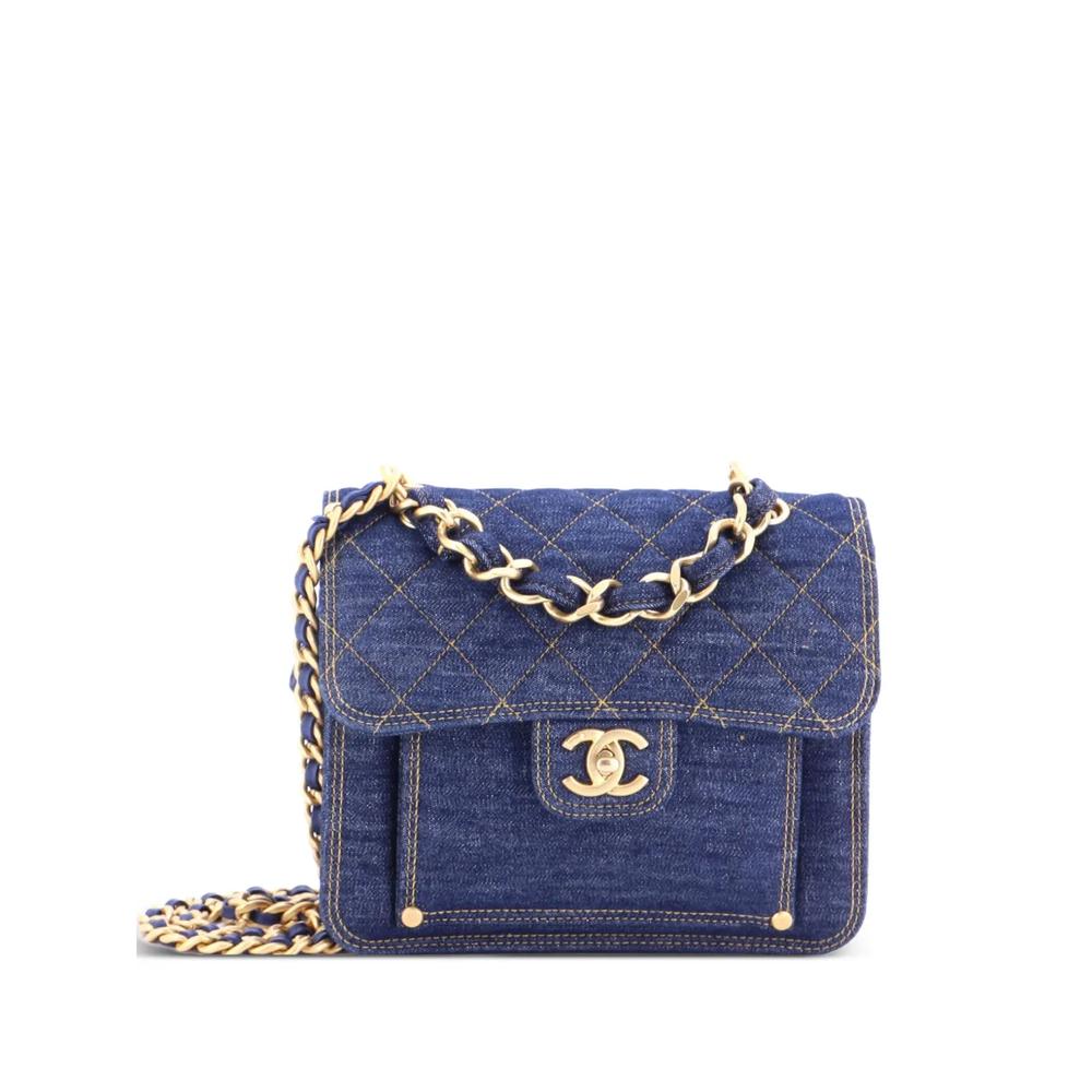 Стеганая сумка на плечо Double You CC Flap Bag среднего размера 1