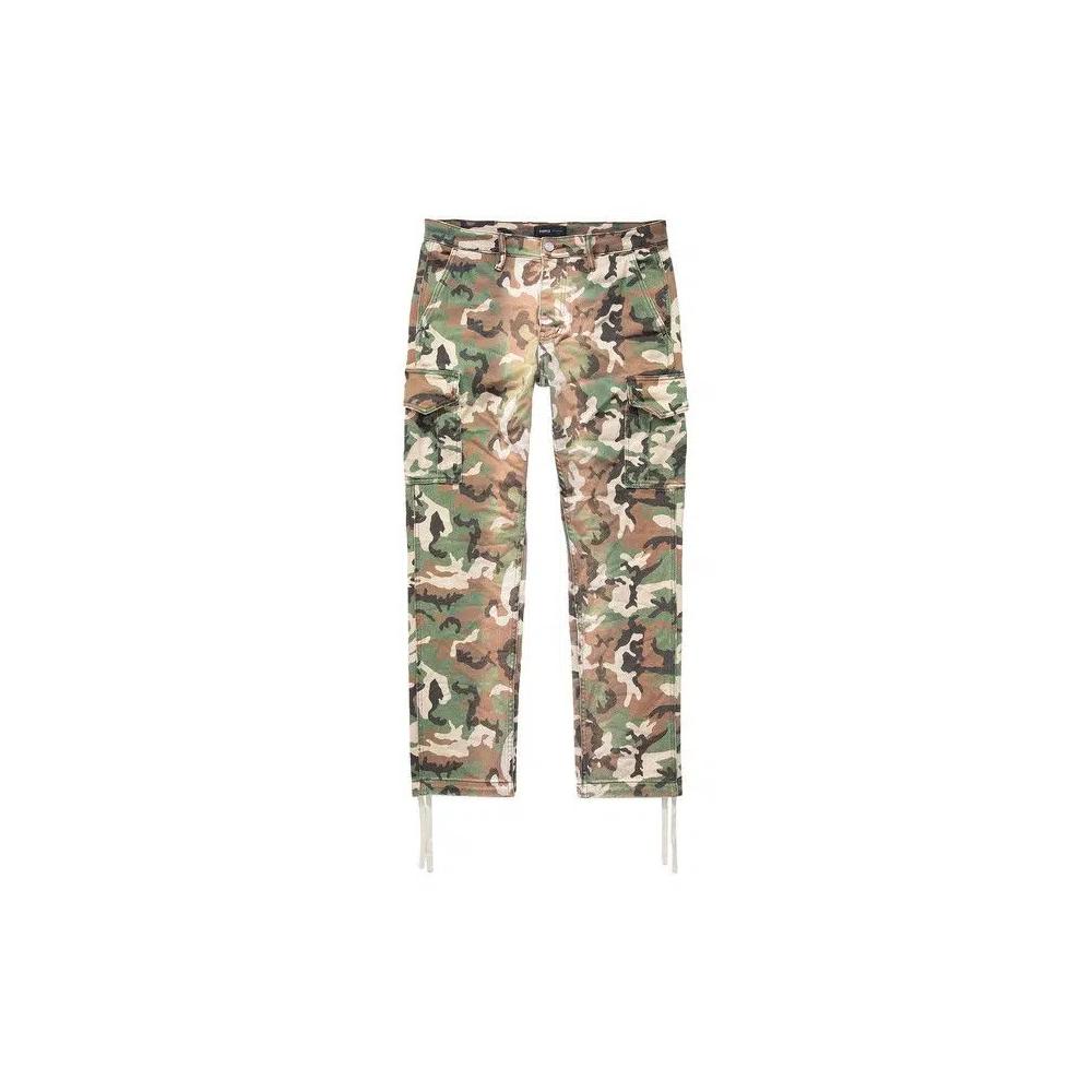PURPLE BRAND Кargo-брюки из твила 'Multicolor' 1