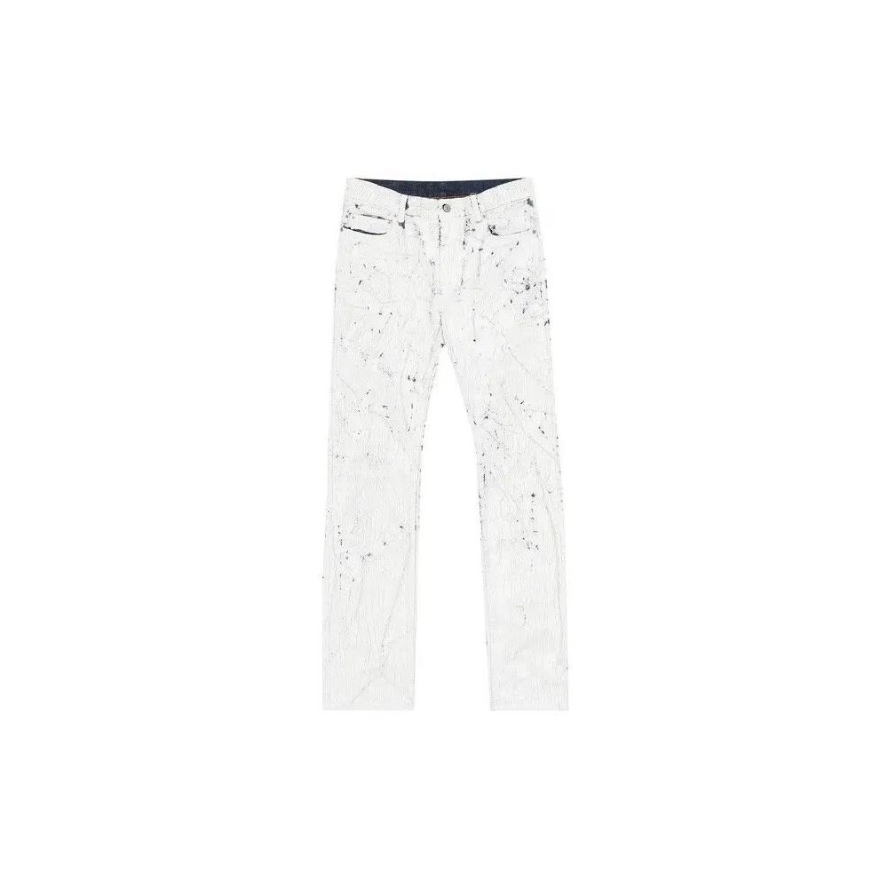 MM6 Maison Margiela Расписанные джинсы «Белый» 1