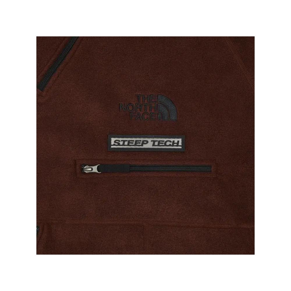 Топы Supreme x The North Face Steep Tech Fleece Pullover 'Brown' 3