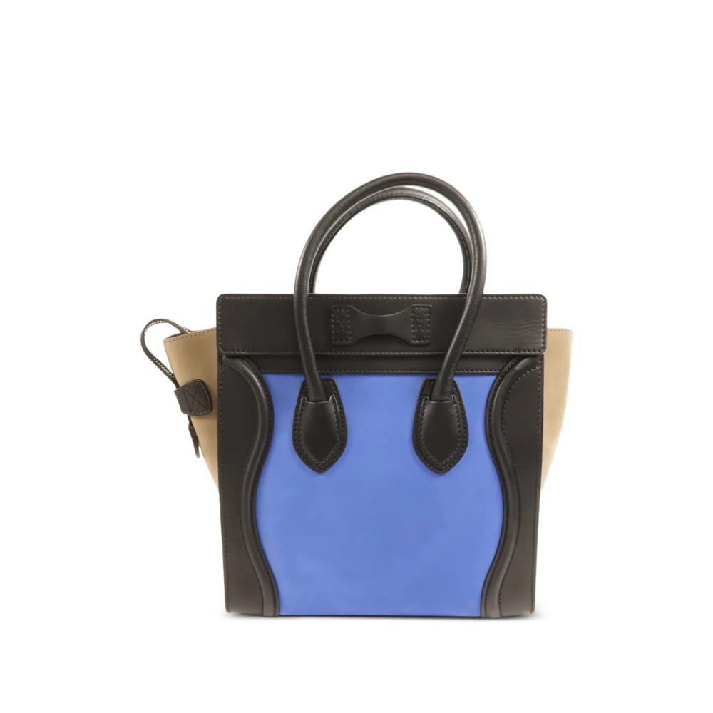 micro Luggage leather tote bag 2