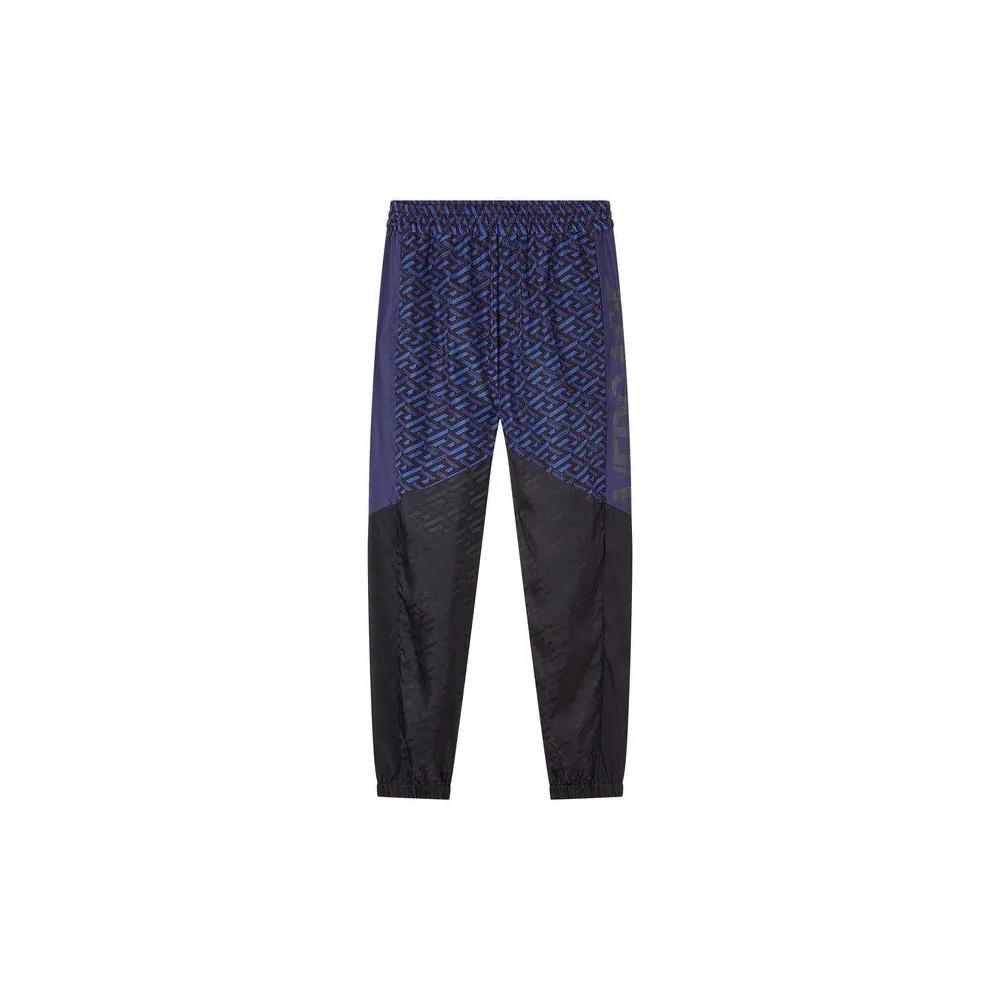 Брюки Versace Informal Monogram Pant 'Black/Blue' 1