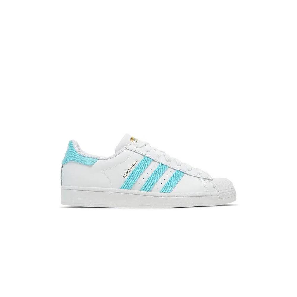 Кроссовки Adidas Superstar 'White Pulse Aqua' 1